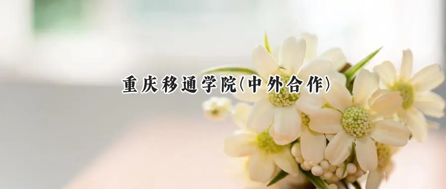 2025年重庆移通学院(中外合作)录取分数线：重庆最低425分